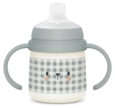 Produktbild von SUAVINEX, Trinklernbecher mit Leuchteffekt, Schnabeltasse Baby, Auslaufsicherer Kinderbecher, Silikon Weichem Trinkschnabel, Ergonomische Griffe, Trai