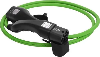 Obrázek produktu pro Zátěžový kabel B1P16AT2 pro elektromobily 16A zelený 2 metry