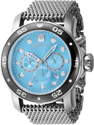 Obrázek produktu pro Invicta Pro Diver 47583 - Pánské Náramkové Hondiky - Quartzové - Nerezová ocel s modrým ciferníkem - 48mm