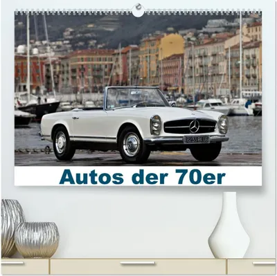 Produktbild von Autos der 70er (hochwertiger Premium Wandkalender 2026 DIN A2 quer), Kunstdruck in Hochglanz