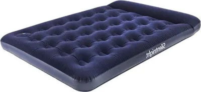 Obrázek produktu pro Famanu nafukovací matrace s vestavěnou nožní pumpou – pohodlná dvoulůžková matrace pro kempování – 191 x 137 x 28 cm – modrá