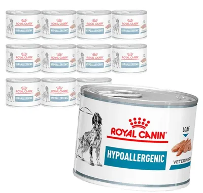Zdjęcie produktu dla Royal Canin Veterinary VHN Dog Hypoallergenic 12x200g Mokra Karma Pasztet Dla Psów z Nietolerancją Pokarmową