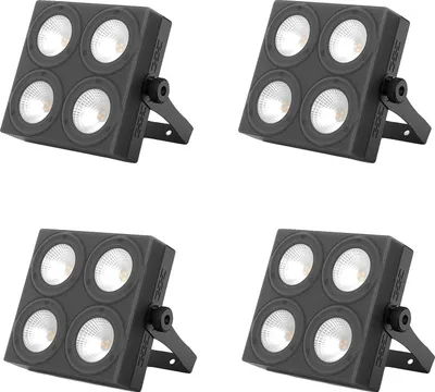 Obrázek produktu pro LED parní světla, RGBW osvětlení, více režimů ovládání, černá barva, zástrčka EU