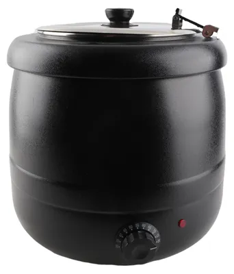 Image de Chauffe-soupe 10 L avec récipient amovible en acier inoxydable, isolation thermique, alimentaire, 400 W, prise UE 220 V