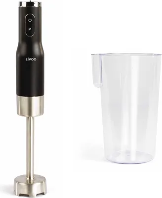 Produktbild von LIVOO Stabmixer Mixer 600 ml Mixbecher Mixstab Impulsfunktion 800 Watt DOP202