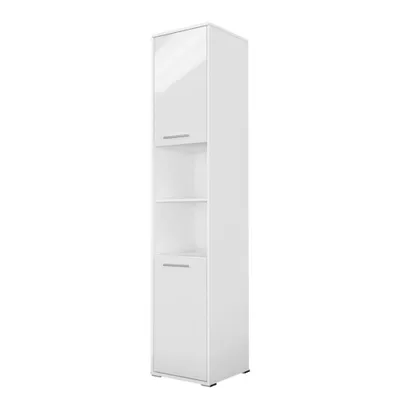 Obrázok produktu pre Vysoká skrinka CELENA 3 - šírka 45 cm, lesklá biela