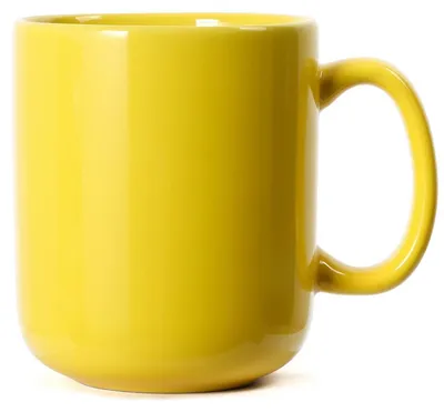 Immagine prodotto di Tazza in Vetroceramica grande, 600 ml, con manico, colore giallo