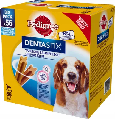 Immagine prodotto di Pedigree 56 st. DentaStix Igiene orale quotidiana 10-25 kg M
