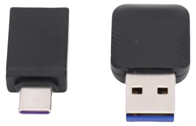 Immagine prodotto di Adattatore 2-in-1 per CarPlay e Android Auto, da connessione cablata a connessione wireless per auto, con porta USB di tipo C