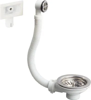 Produktbild von Spülkorb aus Edelstahl mit Überlauf 90 mm – Wirquin