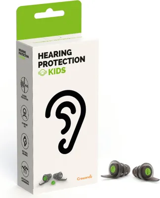 Obrázok produktu pre Crescendo Hearing Protection 12502006, Do ucha, Šedá, Termoplastický elastomér (TPE), 19 dB