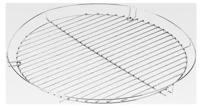 Produktbild von Grillrost rund 50 cm verchromt