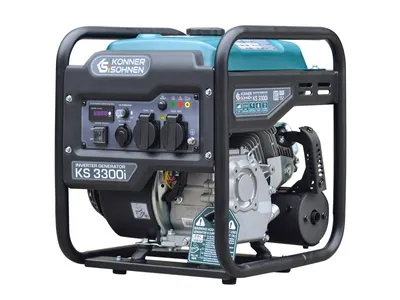 Produktbild von Könner & Söhnen KS 3300I, 3000 W, 230 V, 7 l, Benzin, 1 l/h, Manuell