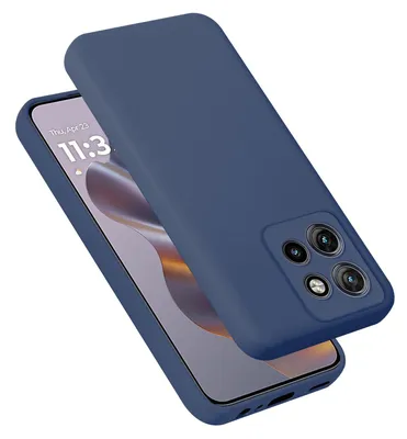 Image de Cadorabo Housse pour Motorola Moto Edge 50 Neo Housse en silicone Housse en silicone liquide pour téléphone portable Housse de protection résistante aux rayures et aux chocs pour Motorola Moto Edge 50 Neo