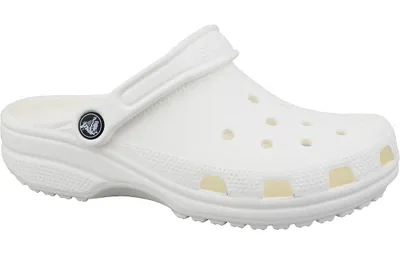 Zdjęcie produktu dla Crocs Classic Clog, Damski, Dorosły, Biały, Monochromatyczny, 37 - 38, Zakryty czubek