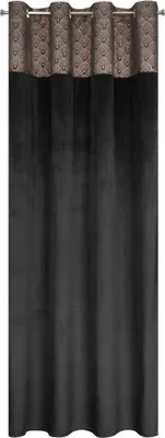 Obrázok produktu pre EUROFIRANY | Záclona - 140 x 250 cm - čierne záclony - orientálne
