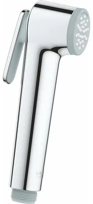 Produktbild von Vitalio Duschkopf, 1 Strahl, Handbrause mit Auslöser, Verbrühungsschutz und Wasserspartechnologie, einfache Installation und Reinigung, Chrom