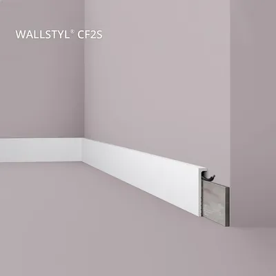 Image de NMC CF2S WALLSTYL Moulure couvrante Moulure décorative Plinthe Moulure décorative 2 m