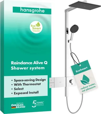 Imagen del producto de HANSGROHE 24581000: Sistema de ducha Raindance Alive Q