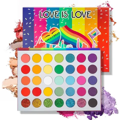 Immagine prodotto di Palette di trucchi per gli occhi con 35 colori, opachi e shimmer, resistente all'acqua, a lunga durata, set regalo