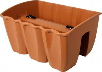 Obrázok produktu pre Korunný plastový kvetináč terakota 390x280x200mm
