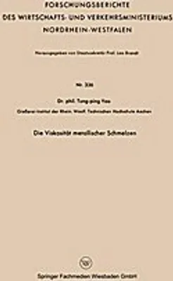 Obrázek produktu pro Die Viskosität metallischer Schmelzen