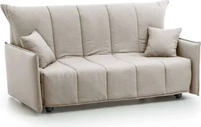 Produktbild von Schlafsofa Dabarc, 3-Sitzer-Sofa, 100%  Italy, Wohnzimmersofa mit Trolley-Öffnung, aus gepolstertem Stoff, mit Standard-Armlehnen, Cm 190x90h85, Beige