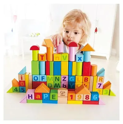 Obrázok produktu pre Bloky Hape Count And Spell Blocks 80 ks