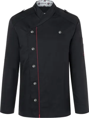 Produktbild von KARLOWSKY Herren Kochjacke ROCK-CHEF® Regular Baumwolle Schwarz 46
