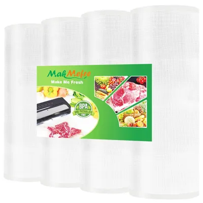 Obrázok produktu pre Elzusha - 4 vakuové vrecká rozmery 11 x 1500 cm na skladovanie potravín