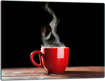 Produktbild von Glasschneidebrett Herdabdeckplatte Glaskeramikkochfeld Universal 52x40 cm Schwarz Kaffee