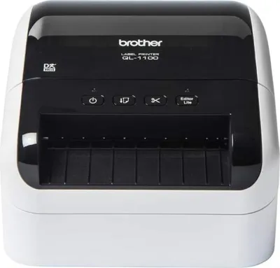 Zdjęcie produktu dla Brother QL-1100C drukarka etykiet bezpośrednio termiczny 300 x 300 DPI 110 mm/s Przewodowa