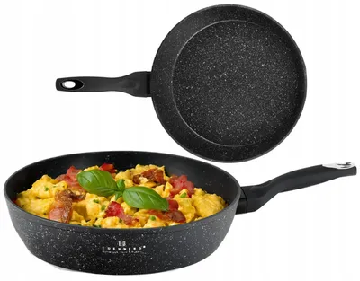 Produktbild von Edenberg Tiefe Wok-Pfanne 28 cm Marmor-Beschichtung Induktion