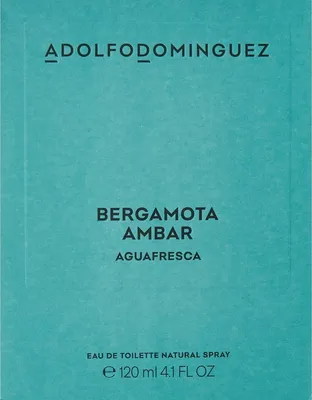 Productafbeelding van ADOLFO DOMINGUEZ Agua Fresca Bergamota Ambar Eau de Toilette spray, 120 ml