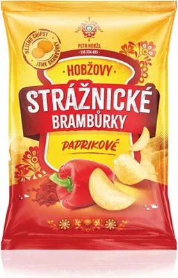 Obrázek produktu pro Straznicke Bramburky české bramborové lupínky s paprikou 60 g