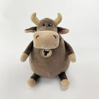 Produktbild von Kuh Cartoon Kuscheltier - 35 cm Plüschtier für Kinder süßes Stofftier