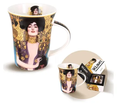 Immagine prodotto di Carmani - Gustav Klimt, "Giuditta" - Tazza - Idea regalo - Tazze e bicchieri - Decorazione vintage - Bianco