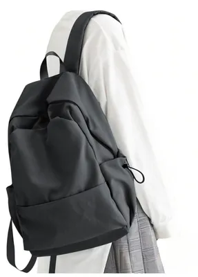 Image de Sac à dos pour adolescents, modèle fille, couleur grise, 25 litres, compartiment pour ordinateur portable 15,6 pouces, imperméable