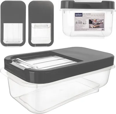 Image de Orion Boîte de rangement Boîte de stockage Boîte en plastique avec couvercle 5 L