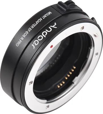 Produktbild von Andoer EF-EOS R Objektivadapter, Autofokus-Kameramontagering mit CPL-Filter, elektronische Blendensteuerung, kompatibel mit Canon EF/EF-S-Objektiv auf Canon EOS RP/R5/R6/R3/C70/R5C/R7/R10/R8/R50