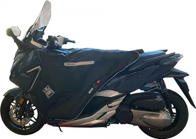 Produktbild von TUCANO URBANO R198 Thermoscud Beinschutz schwarz mit schwerem Nylon-Außenmaterial