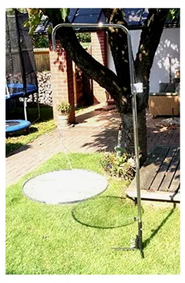 Produktbild von Edelstahl Grillgalgen mit 75 cm Edelstahl Grillrost und 10 mm Stababstand
