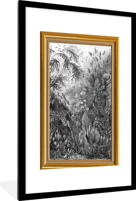 Produktbild von MuchoWow® Gerahmtes Poster Kunst - Maler - Gold - Liste 60x90 cm - Poster mit Schwarzem Bilderrahmen Wandposter Rahmen Foto Bilder - Dekoration - Wandposter Wohnzimmer - Hochwertig