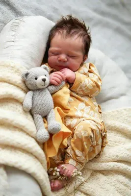 Obrázek produktu pro Silikonové babydoll – panenka typu reborn – hraní rolí a péče – 48 cm – jednobarevné