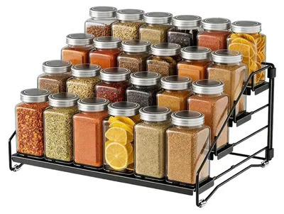 Immagine prodotto di Portaspezie regolabile per cucina con 4 ripiani