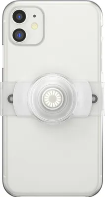 Obrázok produktu pre PopSockets - PopGrip - Slide Stretch Clear On White - Držiak na prsty pre mobilný telefón