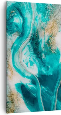 Produktbild von Bild auf Leinwand - Leinwandbild - Einteilig - Wasser Meer Ozean - 55x100cm - Wand Bild - Wanddeko - Wandbilder - Leinwanddruck - Bilder - Wanddekoration - Leinwand bilder - Wandbild - PA55x100-5108