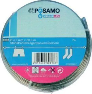 Zdjęcie produktu dla Uniwersalna lina stalowa PVC/umm. 4mmx30m