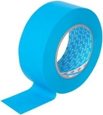 Produktbild von 3M Scotch® 3434 Elastikband blau Abdeckband 110°C, 24mm x 50m