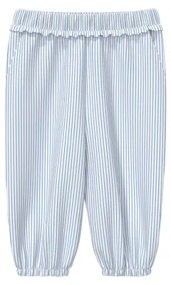 Image de Pantalon ample s.Oliver avec volants, aspect lin